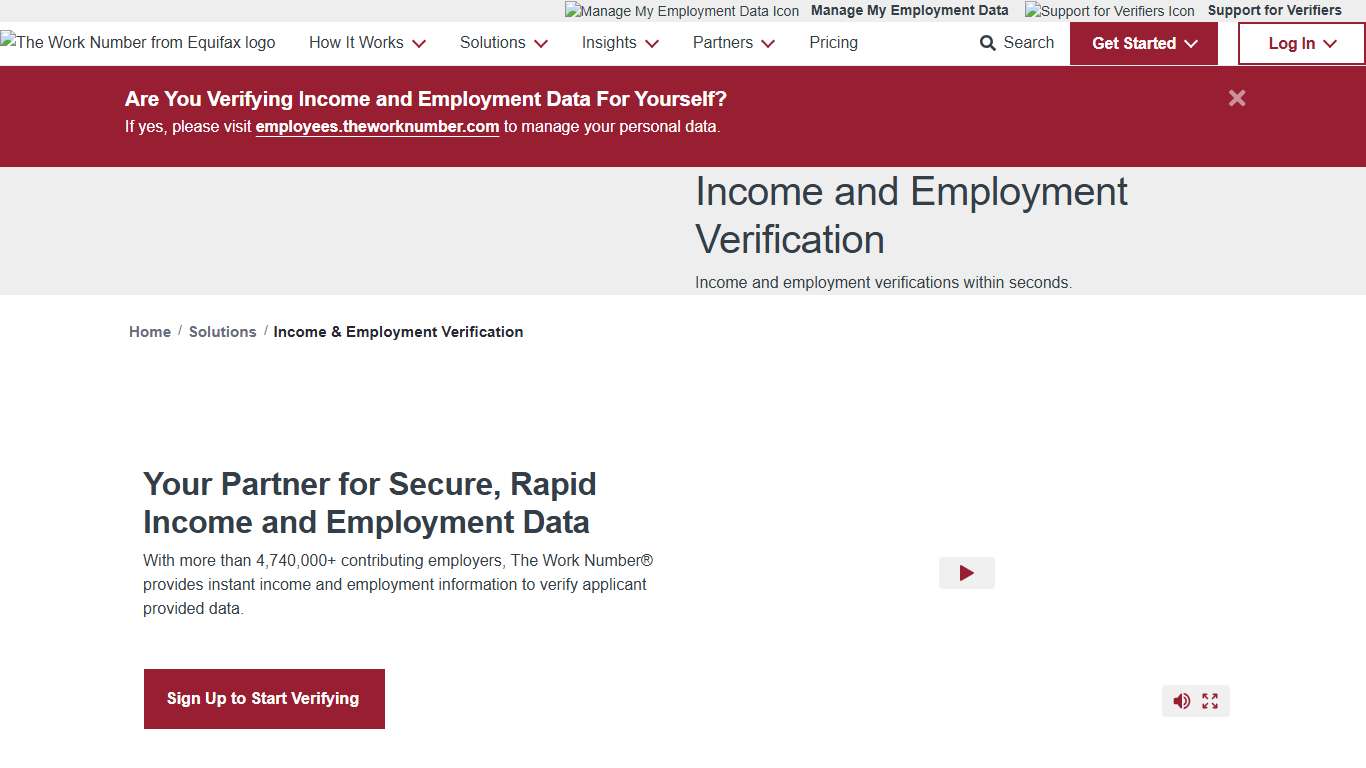 Income & Employment Verification Services | The Work Number